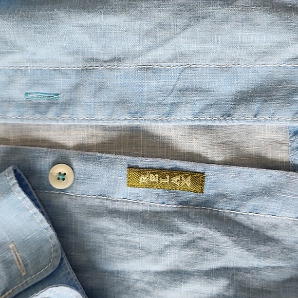 Tommy Bahama men's long sleeve linen shirt - Picture 3 of 4